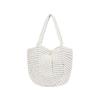 Ivory Knit Shoulder Bag