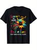 Fight Cancer In All Color Spread-Hope Find A Cure Sunflower T-Shirt