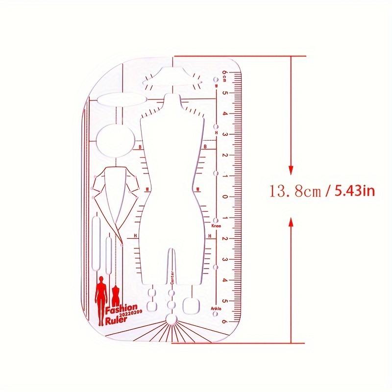 Fashion Design Pattern Mannequin Template Ruler