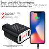 Electric Vehicle Digital Display Dual USB PC 12V-100V To 5V 3A Adapter Charger