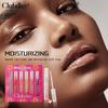 Clubday Moisturizing And Hydrating Mirror Lip Gloss, 6-piece Set, Moisturizing Transparent Water Gloss Suitable For A Variety Of Makeup Looks.