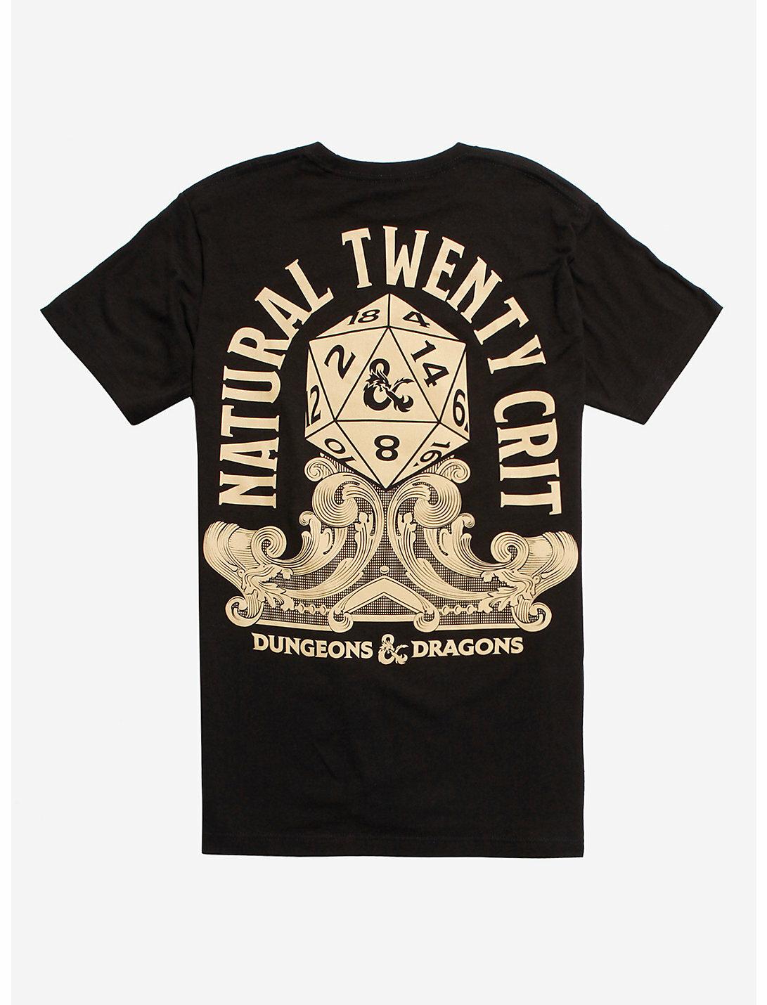 Dungeons & Dragons Natural Twenty Crit T-Shirt S разноцветный
