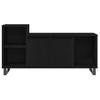 TV Cabinet Set Black Oak Effect 100 x 35 x 55 cm