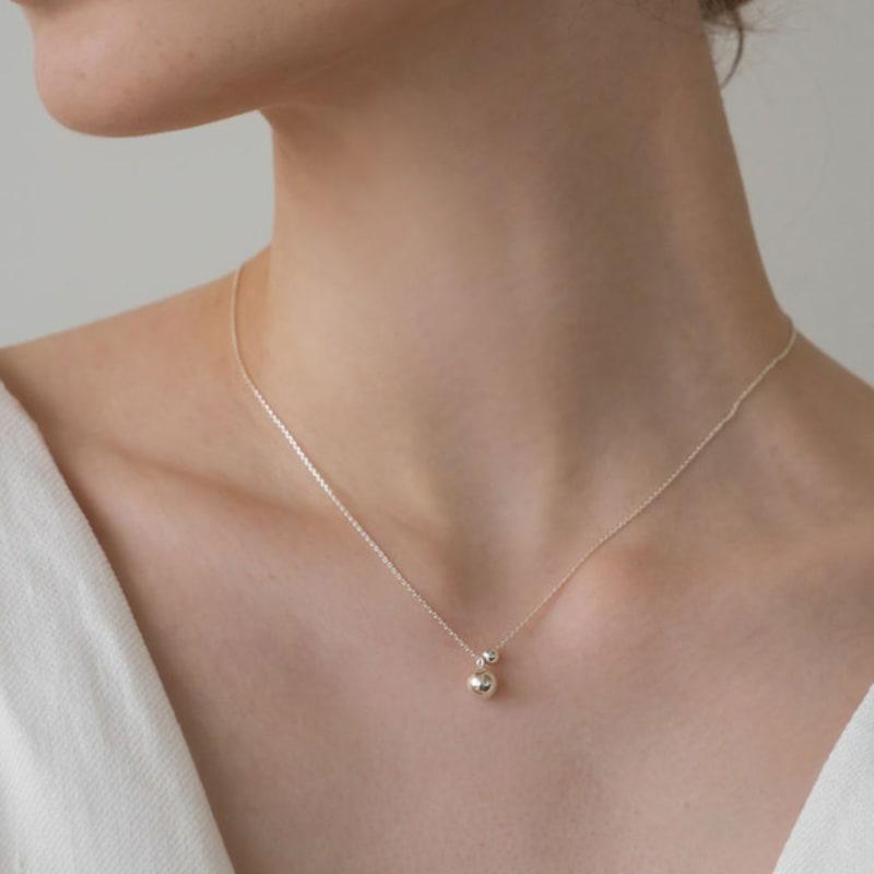 Dawn of Me Duo Ball Necklace