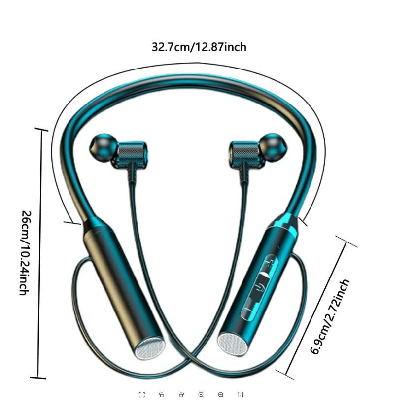 G08 Wireless Neckband Sports Earphones with Ultra-Long Standby Time and Universal Bluetooth Compatibility