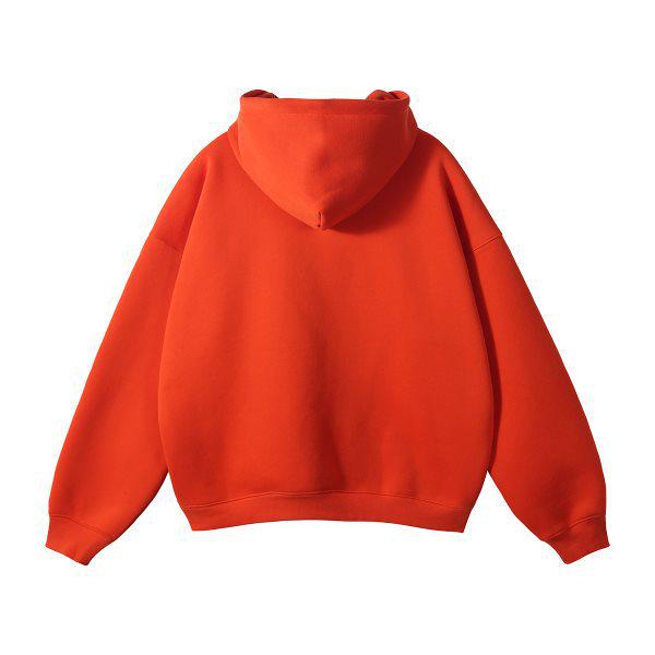 European & American Trendy Oversized Fleece-Lined Hooded Sweatshirt - Autumn/Winter Collection