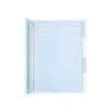 Planwith Friends Program, Soft Back Loose-leaf Book 360 Degree Fold Workbook Middle School Student B5 Horizontal Line Notebook