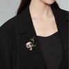 Chinese Style Animal Panda Brooch Alloy Women's Jewelry Valentine's Day Birthday Gift Practical Clothing Backpack
