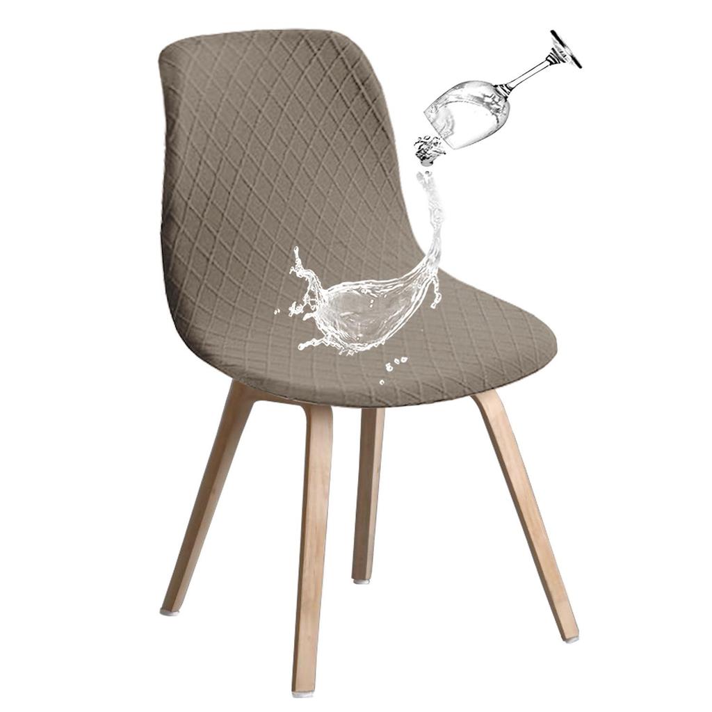 Wasserdichte Diamond-Jacquard-Esszimmerstuhlhusse für Eames und Shell Chairs