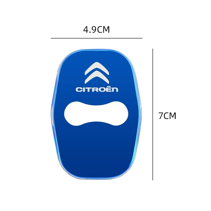 Metall-Türschloss-Abdeckung für Citroen C4 C3-XR C5 Aircross C6 C-quatre Picasso C-Elysee C4L C3L Emblem Aufkleber Abzeichen