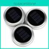 Elegant 10led Solar Mason Jar Light Lids For Charming Wedding And Party Dcor