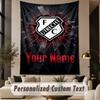 Custom Text Tapestry FC Utrecht Print Wall Tapestry Indoor Living Room Wall Decor