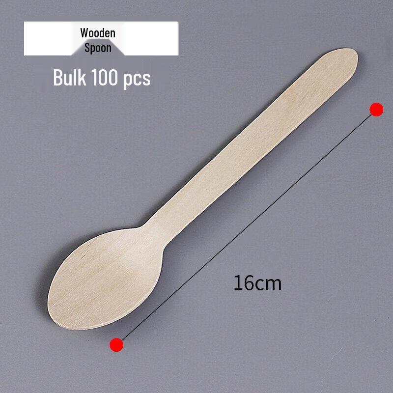 Qiwei Disposable Wooden Cutlery Set