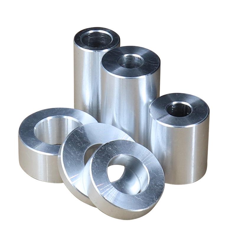Außen-Ø 20mm Aluminiumlegierung Flache Unterlegscheibe Abstandshalter mit M6/M8/M10/M12 Innenloch - Metallwellenbuchse Isoliersäule.
