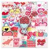 50 Ins Style Valentine's Day DIY Decorative Stickers for Suitcases & Cars