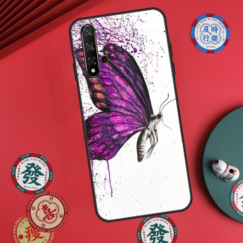 Luxury Butterfly For Huawei Nova 5T 9 10 SE 7i 8i 11i 12i Y73 Y72 Y61 Y91 Y60 Y70 Y90 P20 P30 P40 Lite Case