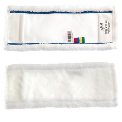 Mop Płaski 40Cm Mikrofaza Biała Premium (Mmw40S)