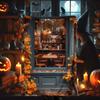 Halloween Skeleton Witch digital-printed polyester Bedroom velvet flannel cover blanket Fleece soft sofa cover blankets for beds