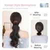 Ponytail Holder Long Wavy Ponytail Hair Fixed Elastic Hair Bands Ponytail  for Kids and Women