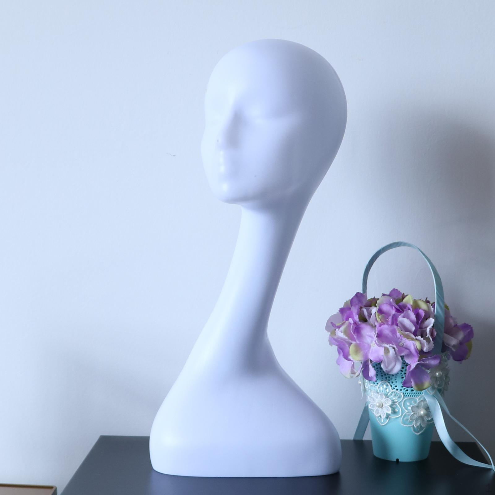 

Жіночий манекен голова манекена перука/капелюх ювелірні вироби окуляри шарф модель для демонстрації C