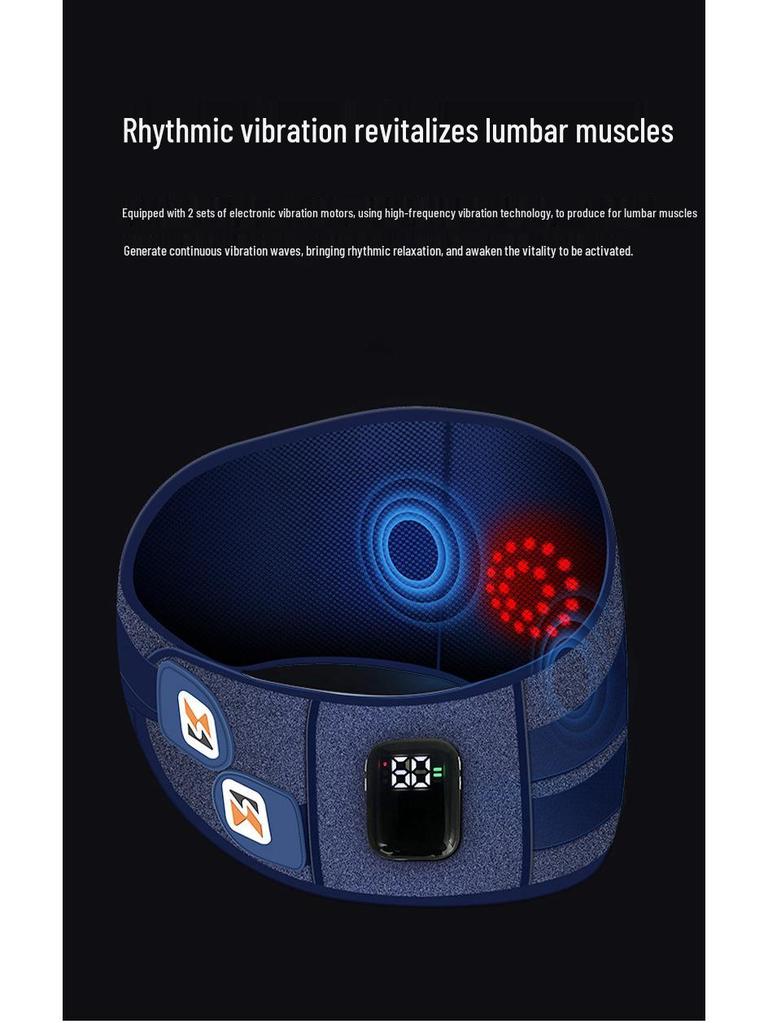 Intelligenter kabelloser Heiz-Taillenmassager & Rückenstützgürtel