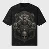 Wikinger Krieger Walhalla Axt T-Shirt 260 GSM | Oversized Schnee Waschung 100% Baumwolle