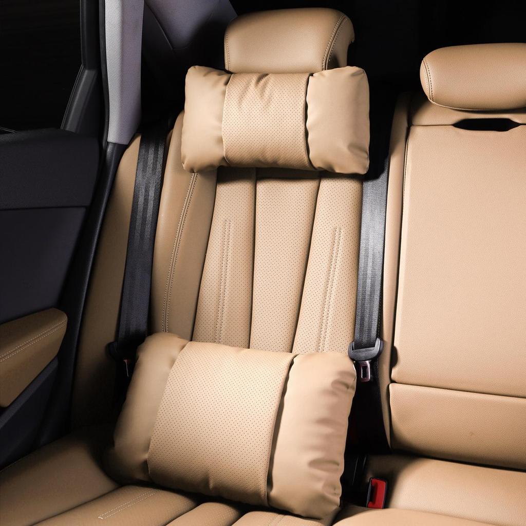 Leather Headrest Cover for Buick GL8, Encore Plus, Lingshang E5, Avia, Regal, Lu Zun, Angke Qi, and Century