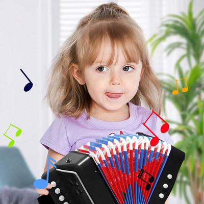 Kids Accordion Instrument Toys Button Toy Instrument For Kids Portable Accordion Musical Instruments Birthday Gift For Children