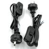 303 Button 317 Foot Switch Dual-Pin Power Cord for Plant Desk Lamp (US, EU, AU Standards)
