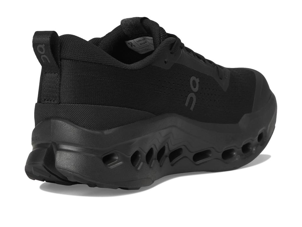 On Cloudsurfer Trail 2 Size 9 Men's Sneakers, Black/Eclipse,