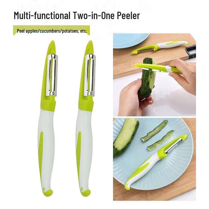 Multifunctional Stainless Steel Peeler for Potatoes, Fruits, & Melons