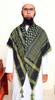 Palestine Green fringes Keffiyeh Kufiya Scarf (48*48) Free Palestine Traditional Shemagh With Tassels Arafat Hatta Arab Style For Unisex