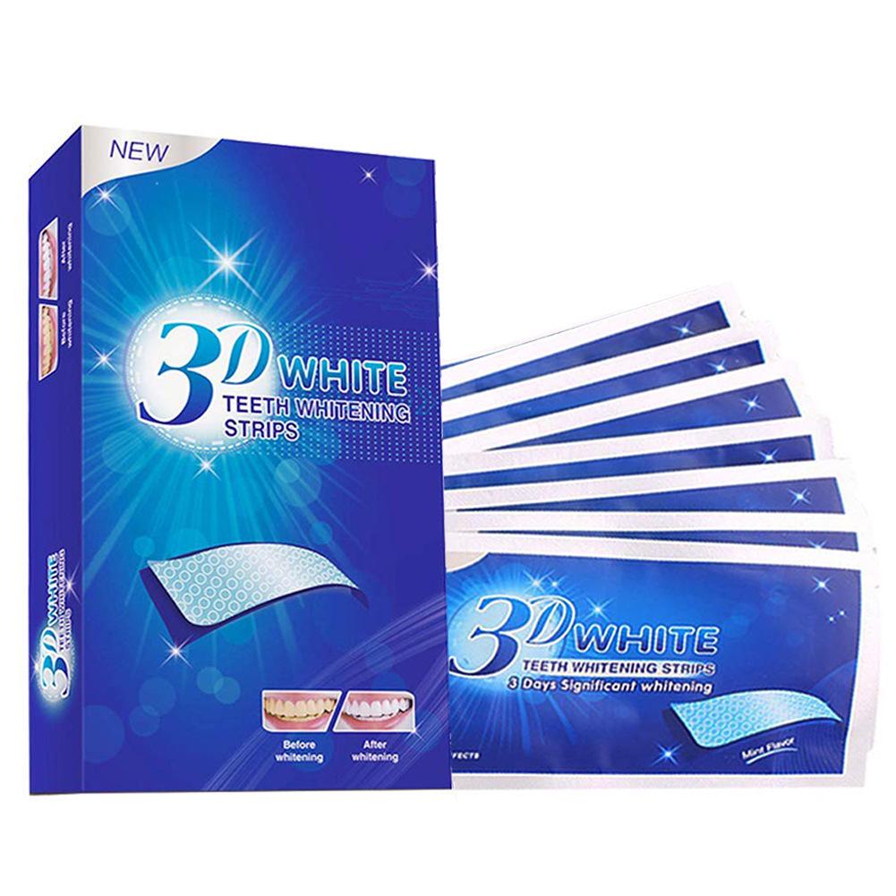 Autocollants 3D pour dents blanches: Blanchiment des dents et élimination des taches pour un sourire magnifique et éclatant.