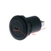 Usb C Female To Usb A Female Connector Round Flush Panel Mount Converter Extender Bulkhead Passthrough Socket