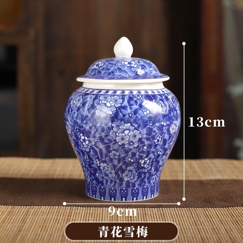 

Керамическая Конфетница Сине-белый Фарфор Чайница Винтажная Влагостойкая Конфеты Орехи Контейнер для Хранения Декоративная Ваза Общая Банка