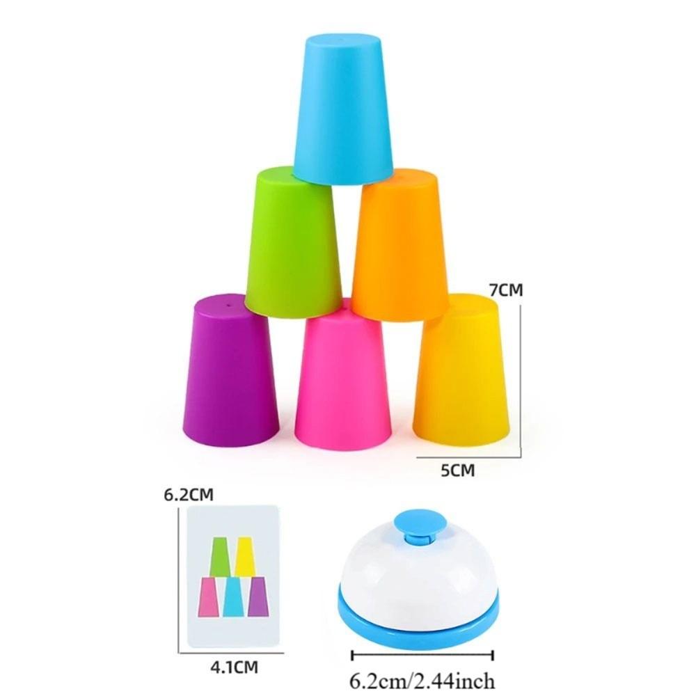 Educational Montessori Toys Color Learning Board Game Activity Cards Kids Toy  2Player Game