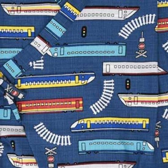 Engelsgleiche Nina R6 Jinbei Strampler Nordischer Zug Jungen' (Größe 12. (Marine), 50-60cm)