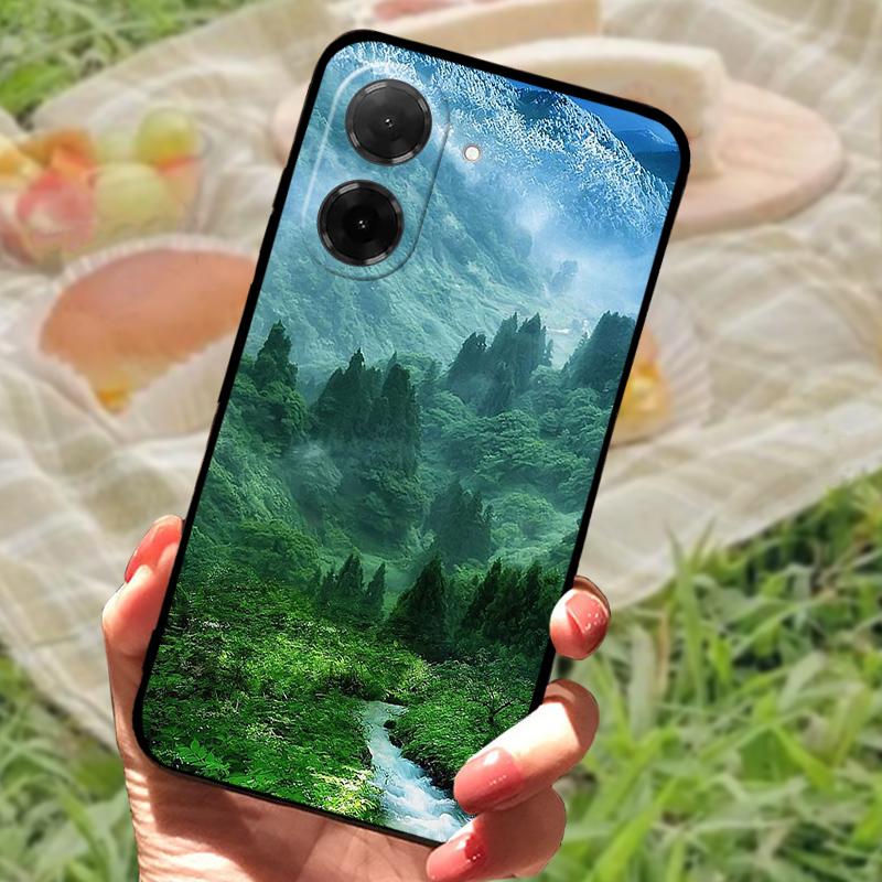 Funda de Dibujos Animados de Moda de Lujo Para Redmi A5 4G Cubierta Trasera de Silicona Suave a Prueba de Golpes Para Teléfono Xiaomi Poco C71 4G Parachoques Carcasa Fundas