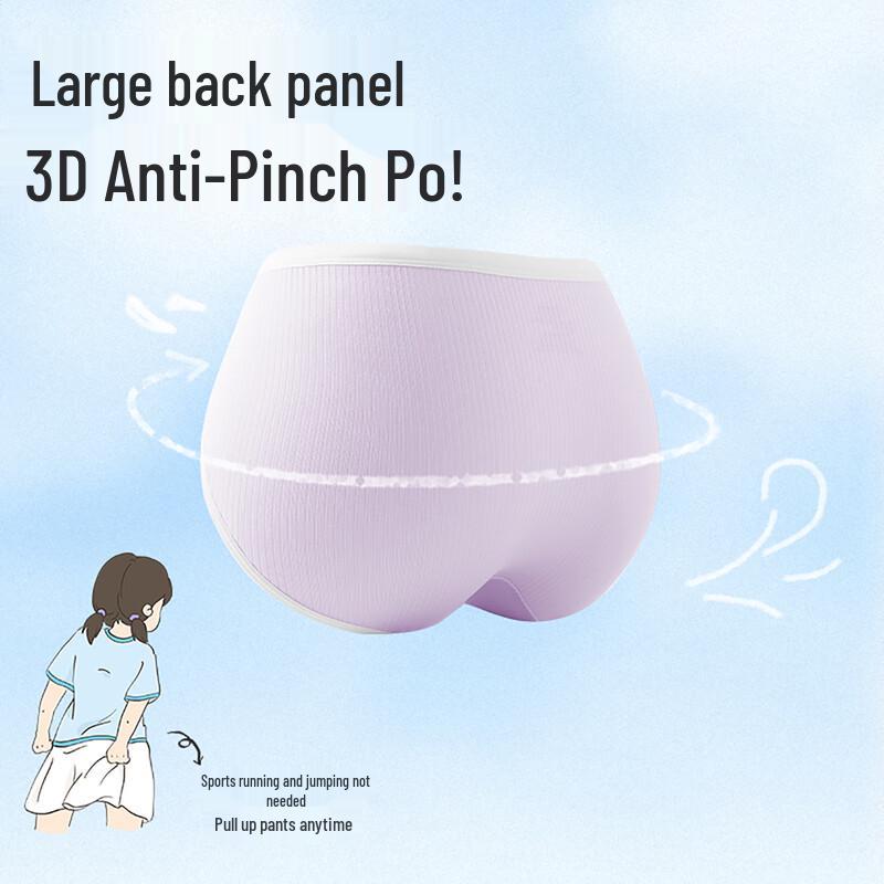 Girls' Breathable Modal Briefs (3-Pack)