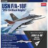 1/72 USN F/A-18F VFA-154 Black Knights #12577 Academy Model Kit DIY Assembly Puzzles Military Building Blocks Toy