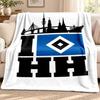 Hamburger SV Decke Flanelldecke Weiche Gemütliche Plüschdecke für Sofa Bett Leichte Heimdekoration Outdoor Camping