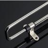 Metal Wardrobe Hanging Rod Easy Install Pull Out Retractable Closet Hangers Multi-functional Horizontal Use Storage Racks