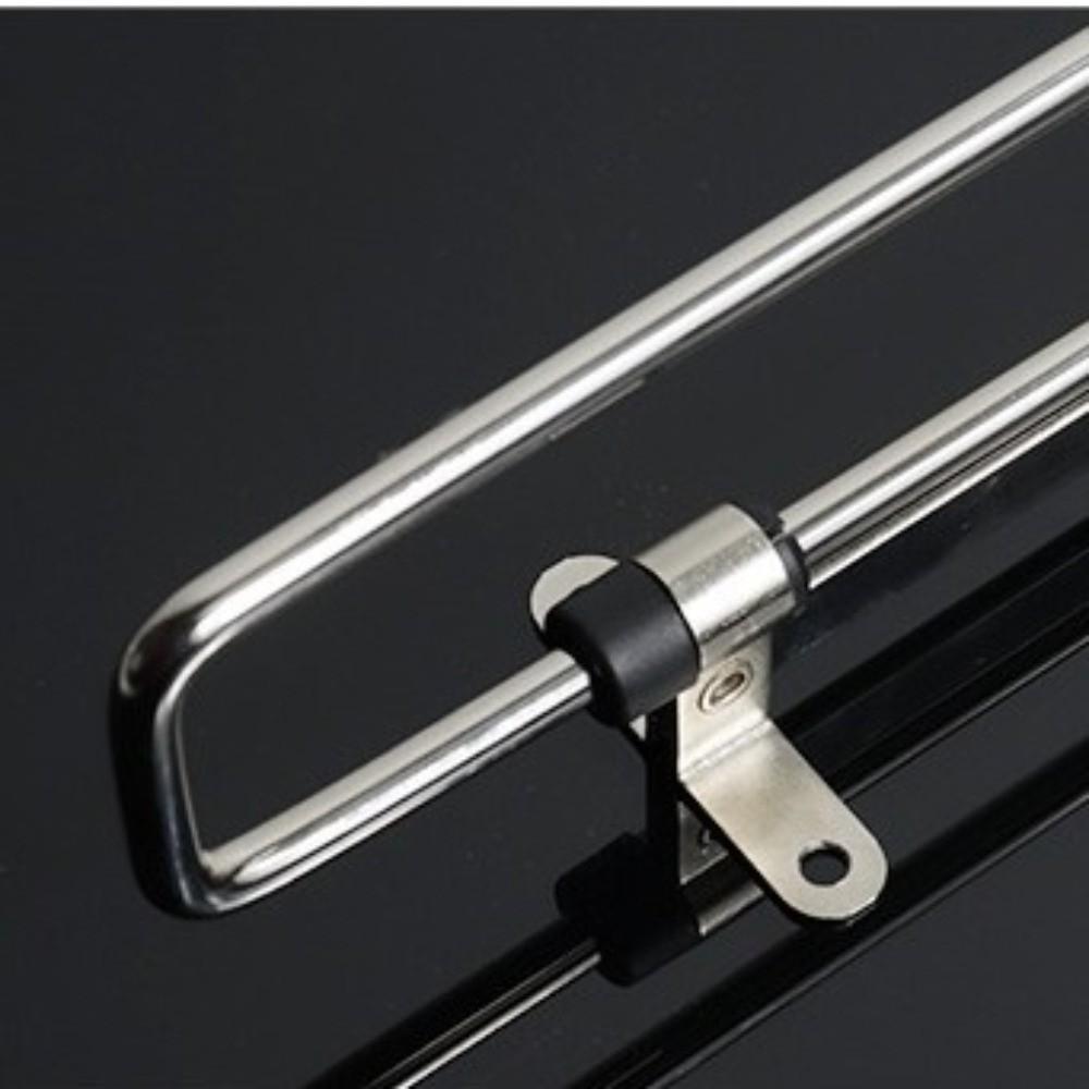 Metal Wardrobe Hanging Rod Easy Install Pull Out Retractable Closet Hangers Multi-functional Horizontal Use Storage Racks