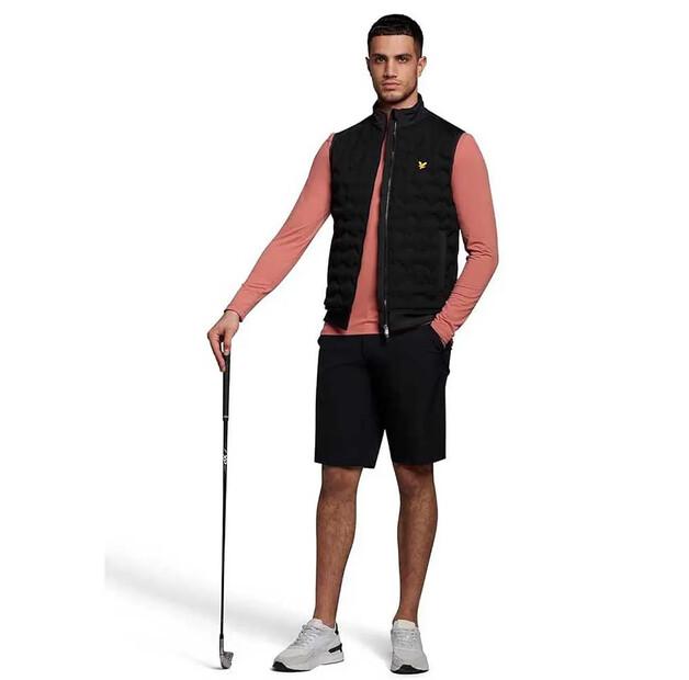 Lyle & Scott Check Quilt Back Fleece жилет