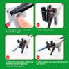 704 Toothpaste Glue Gun Silicone Sealant Gun Manual Glue Gun Auto Repair Tool Manual Extruder Aluminum Tube Glue Extruder
