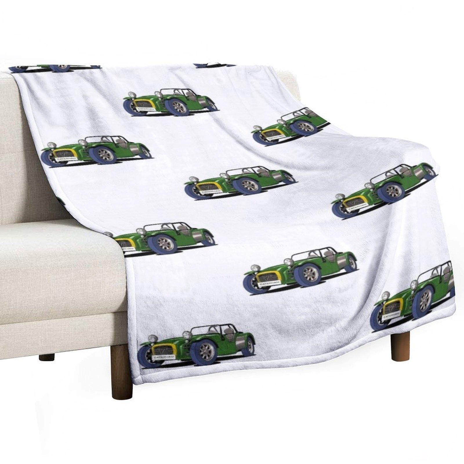 

Caterham Seven Throw Blanket Moving Loose Winter beds Warm Blankets 30x40in