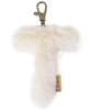 NICI Initial Plush Charm, T Cream, Made In Germany, Fluffy Gift, Keychain, Hook Charm, Alphabet Initial, Present, Collectible, 3090600