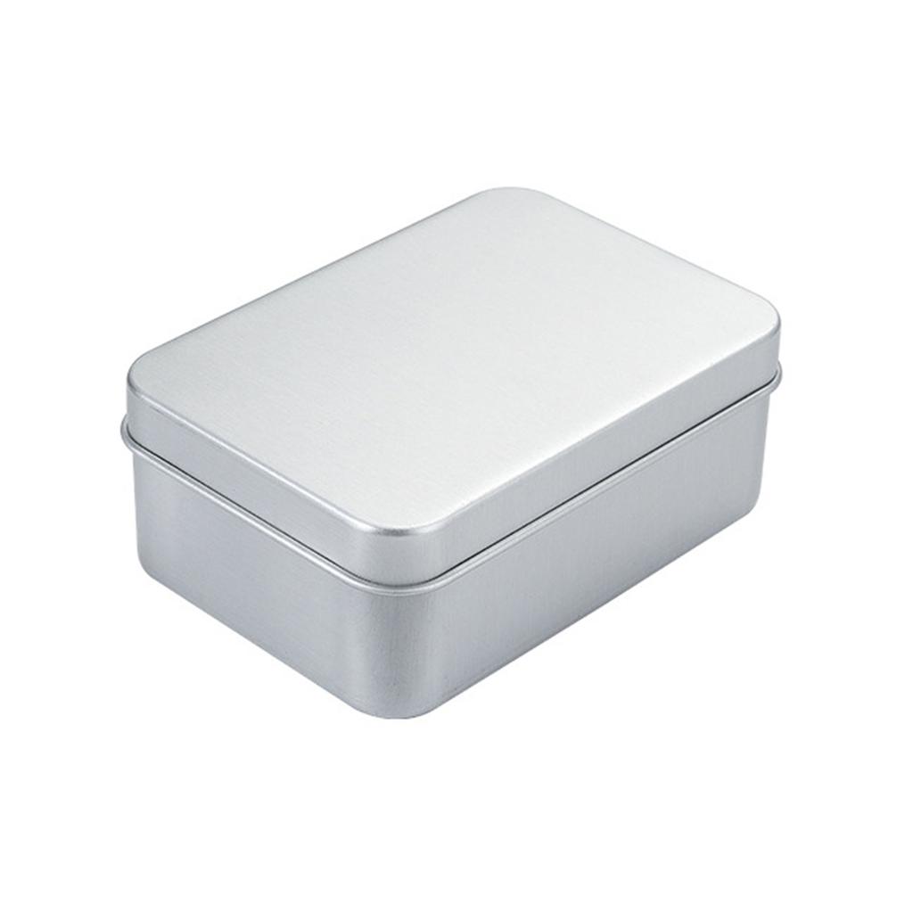 Lightweight Aluminum Soap Holder with Lid Aluminum Soap Box Container with Removable Draining Layer Moisture Resistant