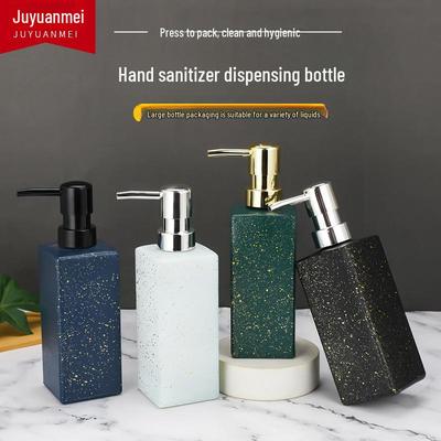 Flacone in Vetro con Pompa da 350ml per Disinfettante per le Mani, Lozione, Shampoo o Bagnoschiuma