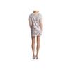 Michael Kors Floral Sequin Short Slim Fit Short Sleeve Dress Women dresses White MS582WRHDE-118